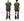 TOYS McCOY Men's Short-Sleeve Shirt - Reproduction of the U.S. Army OG-107 Utility Shirt (Modified Short-Sleeve Version) TMS2505 Olive