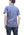 TOYS McCOY Men's Short-Sleeve Blue Chambray Shirt - Classic U.S. Navy Utility Shirt Style Work Shirt TMS2507