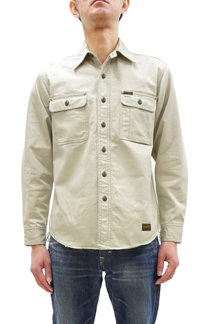 TOYS McCOY Men's Long-Sleeve Solid-Color Work Shirt - Vintage