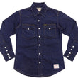 Load image into Gallery viewer, TOYS McCOY Men's Long Sleeve Denim Western Shirt, Steve McQueen "Nevada Smith" Inspired, 8 oz One-Wash Deep Indigo, Snap-Front, Made in Japan (TMS2601)
