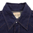 Load image into Gallery viewer, TOYS McCOY Men's Long Sleeve Denim Western Shirt, Steve McQueen "Nevada Smith" Inspired, 8 oz One-Wash Deep Indigo, Snap-Front, Made in Japan (TMS2601)
