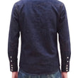 Load image into Gallery viewer, TOYS McCOY Men's Long Sleeve Denim Western Shirt, Steve McQueen "Nevada Smith" Inspired, 8 oz One-Wash Deep Indigo, Snap-Front, Made in Japan (TMS2601)
