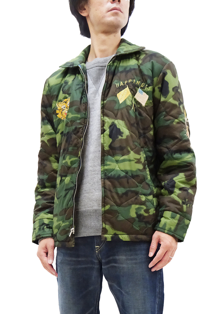 US Military Vintage Camo Ripstop Mens Over Shirt Jacket – American