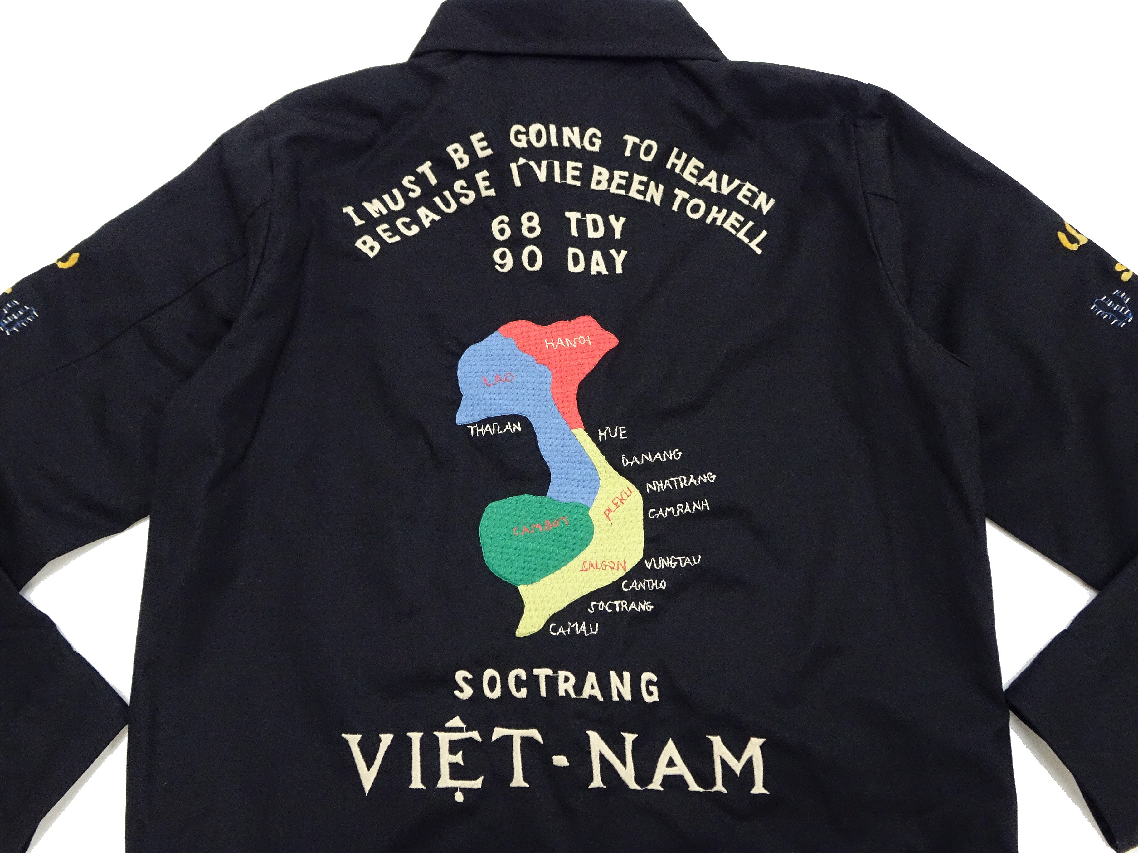 Tailor Toyo Jacket Men's US Military Embroidered Vietnam War