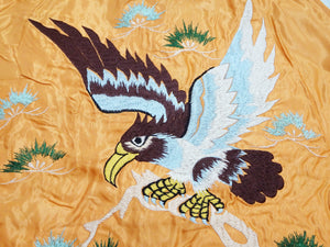 Tailor Toyo Sukajan TT15682 Men's Japanese Souvenir Jacket White Dragon x Eagle Embroidery TT15682-119