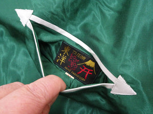 Tailor Toyo Sukajan TT15682 Men's Japanese Souvenir Jacket Roaring Tiger x Japan Map Embroidery TT15682-145