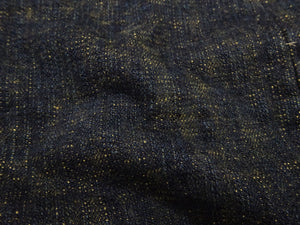 ONI Denim Men's 17 oz Bumpy Denim Selvedge Jeans - Regular Straight Fit - Indigo Overdyed with Ocher Pigment - Made in Japan (ONI277-Bumpy)