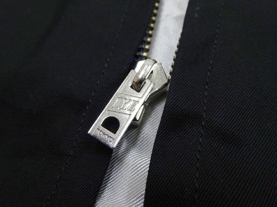 Tailor Toyo Vietnam Jacket - Men's Modern Revival of Viet-Jumper Vietnam Souvenir Jacket / TT15796-119 Black
