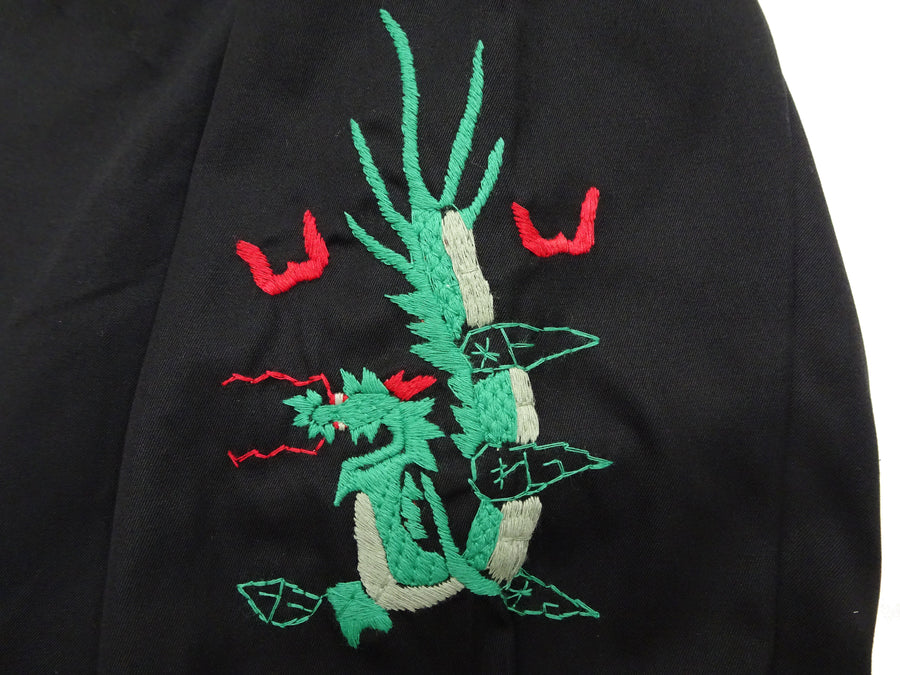 Tailor Toyo Vietnam Jacket - Men's Modern Revival of Viet-Jumper Vietnam Souvenir Jacket / TT15796-119 Black