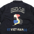Load image into Gallery viewer, Tailor Toyo Reversible Vietnam Jacket with Insulation - Men&#39;s Modern Reinterpretation of Viet-Jumper Vietnam Souvenir Jacket / TT15800-119 Black
