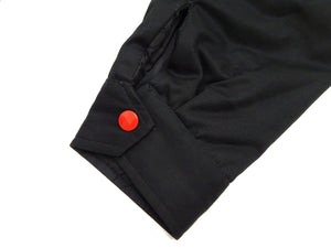 Tailor Toyo Reversible Vietnam Jacket with Insulation - Men's Modern Reinterpretation of Viet-Jumper Vietnam Souvenir Jacket / TT15800-119 Black