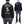 Tailor Toyo Reversible Vietnam Jacket with Insulation - Men's Modern Reinterpretation of Viet-Jumper Vietnam Souvenir Jacket / TT15800-119 Black