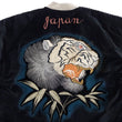 Load image into Gallery viewer, Tailor Toyo KOSHO &amp; CO. Reversible Sukajan Japanese Souvenir Jacket - Special Edition Tiger Head &amp; Eagle Embroidery, Velveteen x Quilted Acetate Satin (TT15809-119)
