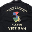 Load image into Gallery viewer, Tailor Toyo Men's Mid-1960s Cotton Vietnam Jacket "Vietnam Map" - Embroidered Vietnam Souvenir Tour Jacket, Pleiku-Inspired Reproduction (TT15892 119 Black)
