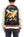 Tailor Toyo Men's Sukajan Jacket, Early 1950s Style Reversible Acetate Souvenir Jacket, Eagle x Roaring Tiger Embroidery, Black/Ivory x Blue/Black TT15972-119