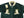 Tailor Toyo Men's 1950s Style Reversible Sukajan Souvenir Jacket, Cotton Velveteen and Quilted Acetate Satin, Insulated, Polar Bear and Alaska Map Embroidery (TT15974-145, Green)