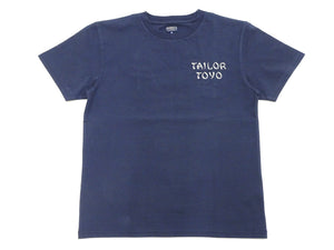 Tailor Toyo T-shirt Men's Sukajan Style Embroidered Short Sleeve Tee TT79213 128 Navy-Blue