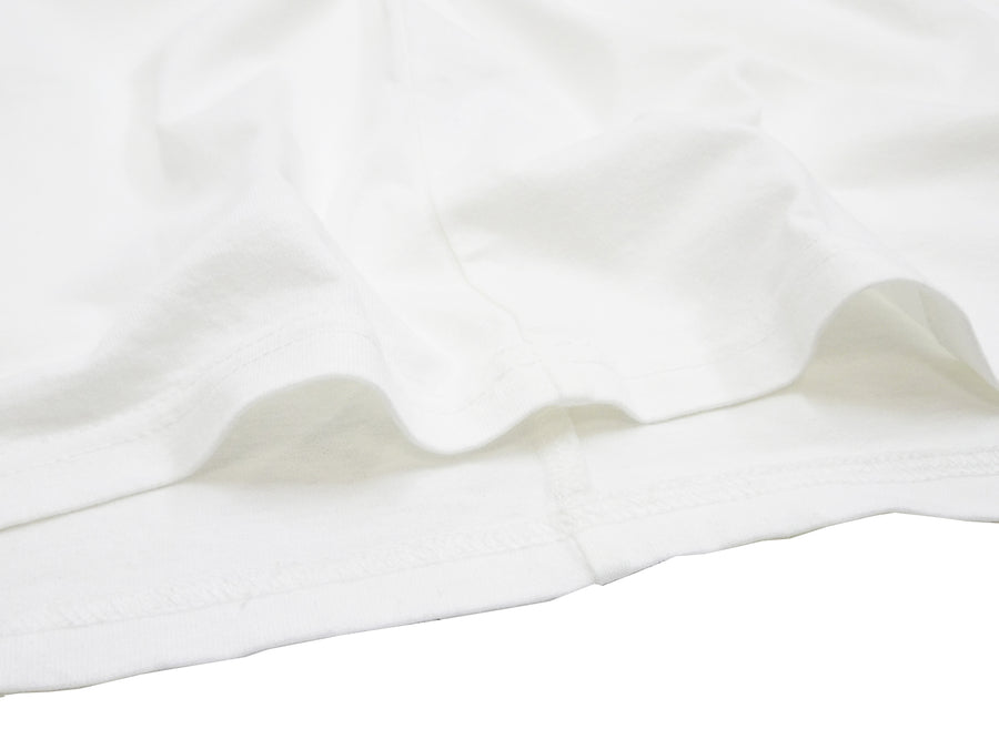 Tailor Toyo T-shirt Men's Sukajan Style Embroidered Short Sleeve Tee TT79213 101 White