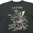 Load image into Gallery viewer, Tailor Toyo Men's Eagle-Embroidered Short Sleeve T-Shirt, Sukajan-Inspired Cotton Tee (Toyo Enterprises TT79742 118 Antique Black)
