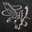 Load image into Gallery viewer, Tailor Toyo Men's Eagle-Embroidered Short Sleeve T-Shirt, Sukajan-Inspired Cotton Tee (Toyo Enterprises TT79742 118 Antique Black)
