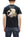 Tailor Toyo Men's Tiger-Embroidered Short Sleeve T-Shirt, Sukajan-Inspired Cotton Tee (Toyo Enterprises TT79743 119 Black)
