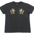 Load image into Gallery viewer, Tailor Toyo Men's Dragon-Embroidered Short Sleeve T-Shirt, Sukajan-Inspired Cotton Tee (Toyo Enterprises TT79744 118 Antique Black)
