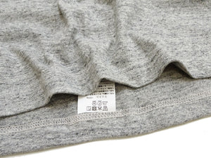 Whitesville Men's Short-Sleeve Henley T-Shirt, 100% Cotton Tubular-Knit Jersey, Slim Fit, One-Pack, Made in Japan (WV79681 113 Heather Gray)
