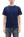 Whitesville Men's Short-Sleeve Henley T-Shirt, 100% Cotton Tubular-Knit Jersey, Slim Fit, One-Pack, Made in Japan (WV79681 128 Navy)