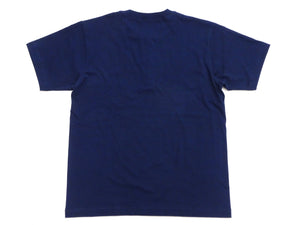 Whitesville Men's Short-Sleeve Henley T-Shirt, 100% Cotton Tubular-Knit Jersey, Slim Fit, One-Pack, Made in Japan (WV79681 128 Navy)