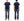 Whitesville Men's Short-Sleeve Henley T-Shirt, 100% Cotton Tubular-Knit Jersey, Slim Fit, One-Pack, Made in Japan (WV79681 128 Navy)