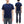 Whitesville Men's Short-Sleeve Henley T-Shirt, 100% Cotton Tubular-Knit Jersey, Slim Fit, One-Pack, Made in Japan (WV79681 128 Navy)