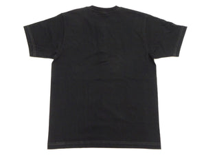 Whitesville Men's Short-Sleeve Henley T-Shirt, 100% Cotton Tubular-Knit Jersey, Slim Fit, One-Pack, Made in Japan (WV79681 119 Black)