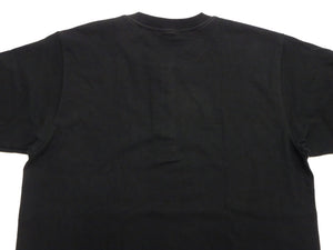 Whitesville Men's Short-Sleeve Henley T-Shirt, 100% Cotton Tubular-Knit Jersey, Slim Fit, One-Pack, Made in Japan (WV79681 119 Black)