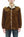 Wrangler Men's Sherpa-Lined Corduroy Jacket - Classic Ranch Coat Style, Mid-Length (WM1823-412, Brwon)