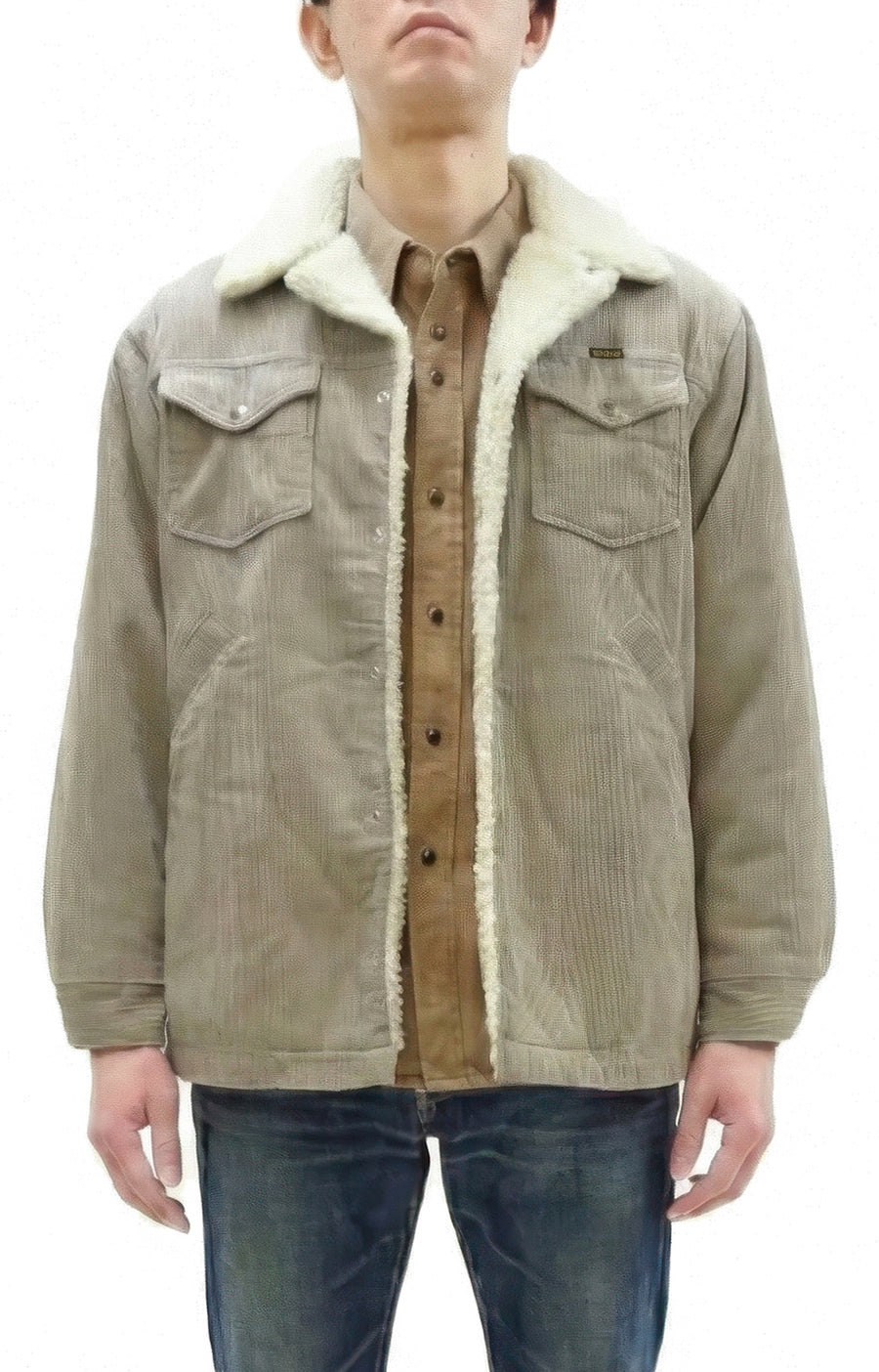 Wrangler Men's Sherpa-Lined Corduroy Jacket - Classic Ranch Coat