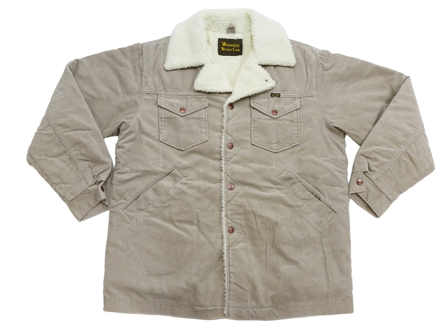 Wrangler Men's Sherpa-Lined Corduroy Jacket - Classic Ranch Coat