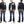 Laden Sie das Bild in den Galerie-Viewer, Whitesville Varsity Jacket Men&#39;s Letterman Jacket Melton x Leather Award Jacket WV15385 WV15385-119 Black/Black
