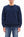 Whitesville Men's Vintage-Inspired Heavyweight 100% Cotton Long-Sleeve Crew-Neck Sweatshirt, Brushed Interior, Tubular Body, Front and Back V-Gussets, Four-Needle Flatseams, Made in Japan (WV67728 128 Navy)