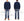 Whitesville Men's Vintage-Inspired Heavyweight 100% Cotton Long-Sleeve Crew-Neck Sweatshirt, Brushed Interior, Tubular Body, Front and Back V-Gussets, Four-Needle Flatseams, Made in Japan (WV67728 128 Navy)