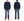 Whitesville Men's Vintage-Inspired Heavyweight 100% Cotton Long-Sleeve Crew-Neck Sweatshirt, Brushed Interior, Tubular Body, Front and Back V-Gussets, Four-Needle Flatseams, Made in Japan (WV67728 128 Navy)