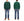 Whitesville Men's Vintage-Inspired Heavyweight 100% Cotton Long-Sleeve Crew-Neck Sweatshirt, Brushed Interior, Tubular Body, Front and Back V-Gussets, Four-Needle Flatseams, Made in Japan (WV67728 145 Green)