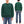 Whitesville Men's Vintage-Inspired Heavyweight 100% Cotton Long-Sleeve Crew-Neck Sweatshirt, Brushed Interior, Tubular Body, Front and Back V-Gussets, Four-Needle Flatseams, Made in Japan (WV67728 145 Green)