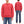 Whitesville Men's Vintage-Inspired Heavyweight 100% Cotton Long-Sleeve Crew-Neck Sweatshirt, Brushed Interior, Tubular Body, Front and Back V-Gussets, Four-Needle Flatseams, Made in Japan (WV67728 165 Red)