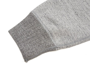 Whitesville Men's Vintage-Inspired Heavyweight 100% Cotton Long-Sleeve Crew-Neck Sweatshirt, Brushed Interior, Tubular Body, Front and Back V-Gussets, Four-Needle Flatseams, Made in Japan (WV67728 113 Heather Gray)