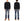 Whitesville Men's Long-Sleeve Pocket T-Shirt, 100% Cotton Tubular Jersey, Binder Crew Neck, Ribbed Cuffs, One-Wash Finish, Made in Japan (WV68849 119 Black)