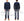 Whitesville Men's Long-Sleeve Pocket T-Shirt, 100% Cotton Tubular Jersey, Binder Crew Neck, Ribbed Cuffs, One-Wash Finish, Made in Japan (WV68849 128 Navy)