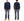 Whitesville Men's Long-Sleeve Pocket T-Shirt, 100% Cotton Tubular Jersey, Binder Crew Neck, Ribbed Cuffs, One-Wash Finish, Made in Japan (WV68849 128 Navy)