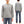 Whitesville Men's Long-Sleeve Pocket T-Shirt, 100% Cotton Tubular Jersey, Binder Crew Neck, Ribbed Cuffs, One-Wash Finish, Made in Japan (WV68849 113 Heather Gray)