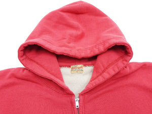 Whitesville Thermal Lined Hoodie Men's Heavy-Weight Plain Full Zip Hooded Sweatshirt WV69264 165 Red