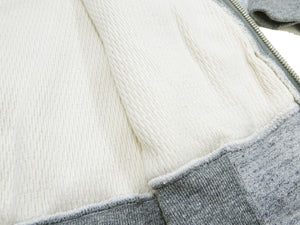 Whitesville Thermal Lined Hoodie Men's Heavy-Weight Plain Full Zip Hooded Sweatshirt WV69264 113 Heather Gray